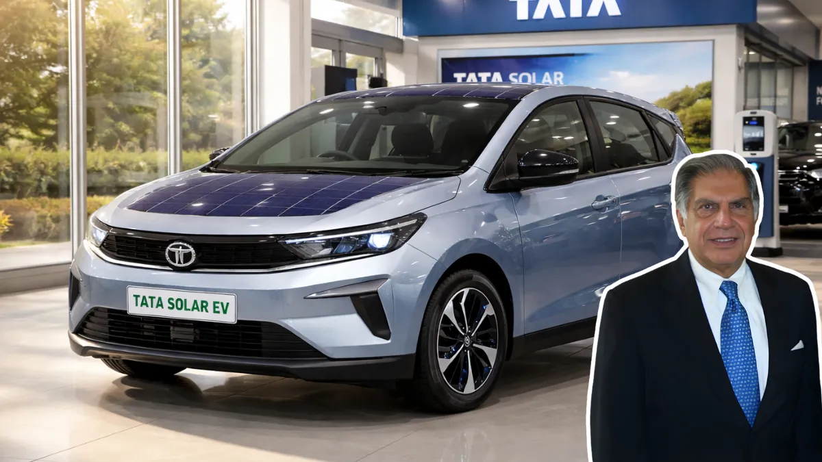 Tata Solar Electric Car Launched